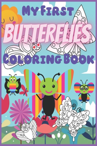 My First Butterflies Coloring Book