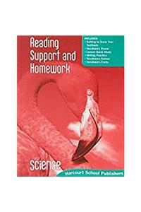 Harcourt Science: Reading Support & Homework Teacher's Edition Grade 4