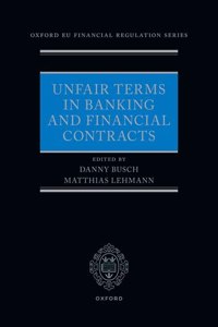 Unfair Terms in Banking and Financial Contracts