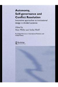Autonomy, Self Governance and Conflict Resolution