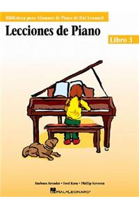 Piano Lessons Book 3 - Spanish Edition