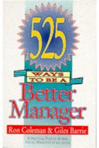 525 Ways to be a Better Manager