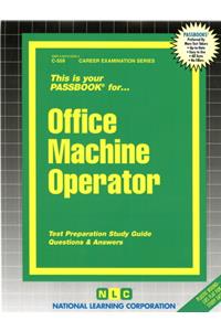 Office Machine Operator