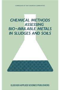 Chemical Methods for Assessing Bio-Available Metals in Sludges and Soils