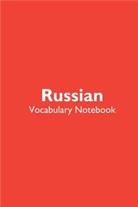 Russian Vocabulary Notebook
