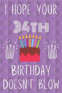 I Hope Your 34th Birthday Doesn't Blow