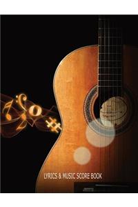 The Guitarist and Songwriters Lyrics and Music Score Book