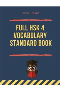 Full Hsk 4 Vocabulary Standard Book