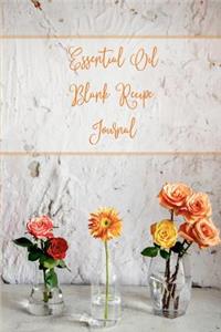 Essential Oil Blank Recipe Journal