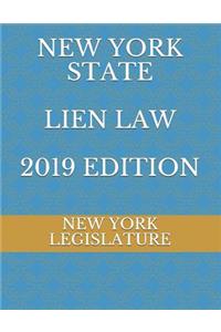 New York State Lien Law 2019 Edition