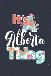 It's Alberta Thing