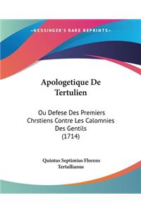 Apologetique De Tertulien