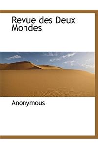 Revue Des Deux Mondes