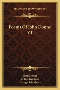 Poems of John Donne V1