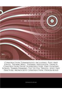 Articles on Construction Terminology, Including