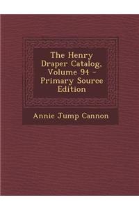 Henry Draper Catalog, Volume 94