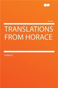 Translations from Horace