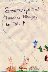 Groundsquirrel Teaches Bluejay to Talk