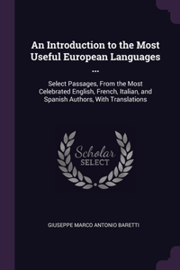 An Introduction to the Most Useful European Languages ...