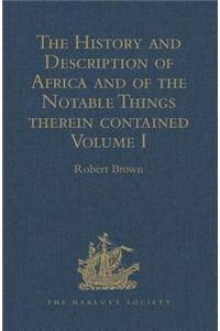History and Description of Africa and of the Notable Things Therein Contained