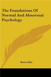 Foundations Of Normal And Abnormal Psychology