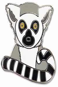 Enamel Pin Lemur