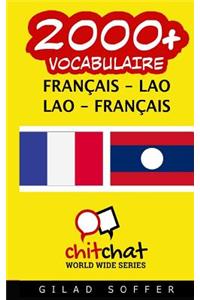 2000+ Francais - Lao Lao - Francais Vocabulaire