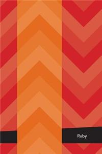 Etchbooks Ruby, Chevron, College Rule