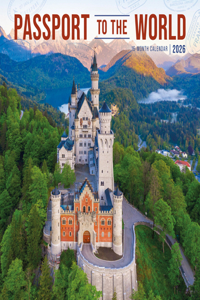 2026 Passports to the World Wall Calendar Multi-Lingual
