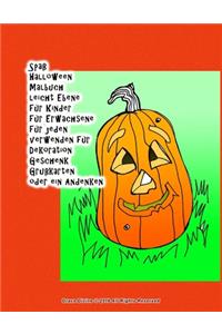 Spaß Halloween Malbuch leicht Ebene für Kinder für Erwachsene für jeden verwenden für Dekoration Geschenk Grußkarten oder ein Andenken