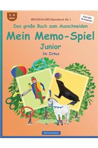 BROCKHAUSEN Bastelbuch Bd. 1 - Das große Buch zum Ausschneiden - Mein Memo-Spiel Junior