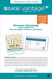Discover Sociology: Core Concepts - Vantage Shipped Access Card