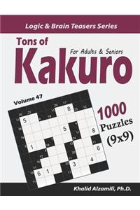 Tons of Kakuro for Adults & Seniors