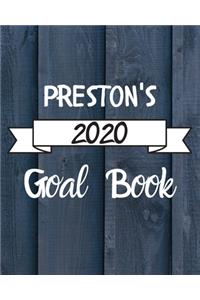 Preston's 2020 Goal Book