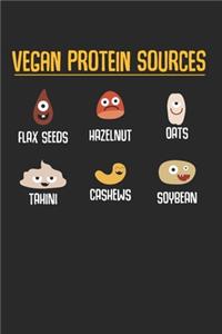 Vegan Protein Notebook - Vegan Athlete Journal Planner