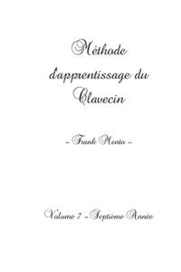 Méthode Clavecin - Volume 7