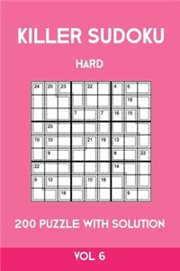 Killer Sudoku Hard 200 Puzzle With Solution Vol 6