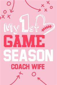My 1st Game Season Coach Wife