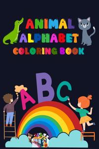 Animal Alphabet Coloring Book