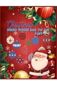 Christmas SODUKU PUZZLES Book For Kids Ages 4-8