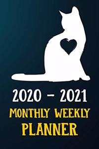 2020 2021 Monthly Weekly Planner