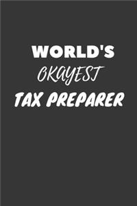 World's Okayest Tax Preparer Notebook