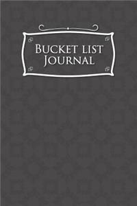 Bucket List Journal