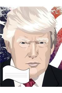 Trump 5x5 Graph Paper Notebook