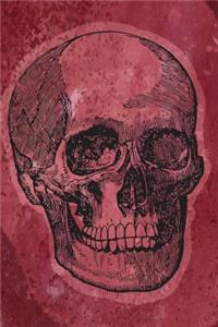 Deep Red Skull Journal