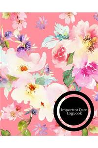 Important Date Log Book