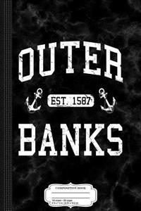 Outer Banks NC North Carolina Composition Notebook