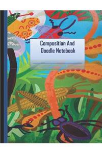 Composition and Doodle Notebook
