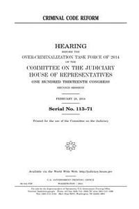 Criminal code reform