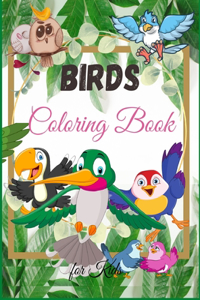 Birds Coloring Book for Kids